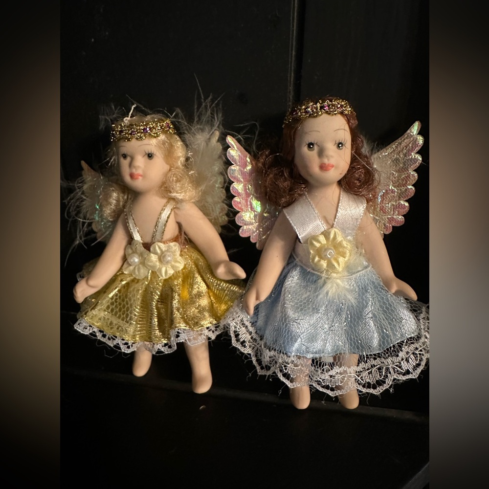 SET OF 3 PORCELAIN DOLLS - Picture 6 of 7